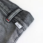 Selvage Denim Two Tuck Pants #BLACK_LIGHT FADE [GU253-40061LB]