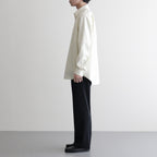 WASHED FINX TWILL SHIRT #VANILLA [A00S01TN]