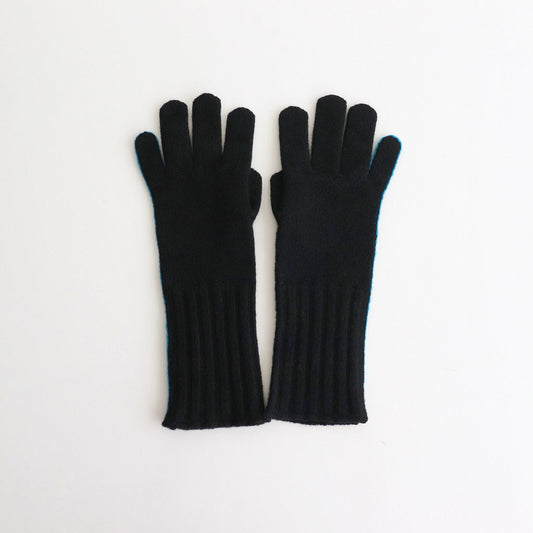 KNIT GLOVES #BLACK [YK24FW0835A]