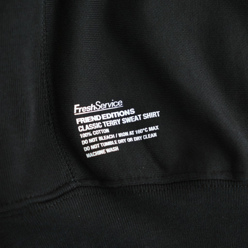 CLASSIC TERRY SWEATSHIRT - AXIS #BLACK [FSC263-70118FE]
