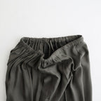 Modal Front Flat 1pleated Easy Trousers #CHARCOAL [YK26SS01216P]