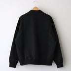 エステル裏毛 カーディガン #BLACK [HN-T017-051]