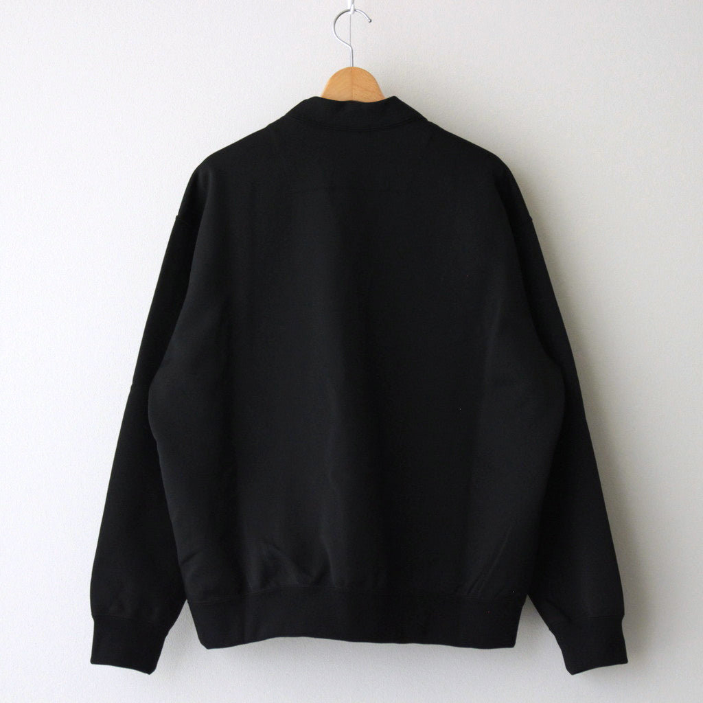 エステル裏毛 カーディガン #BLACK [HN-T017-051]