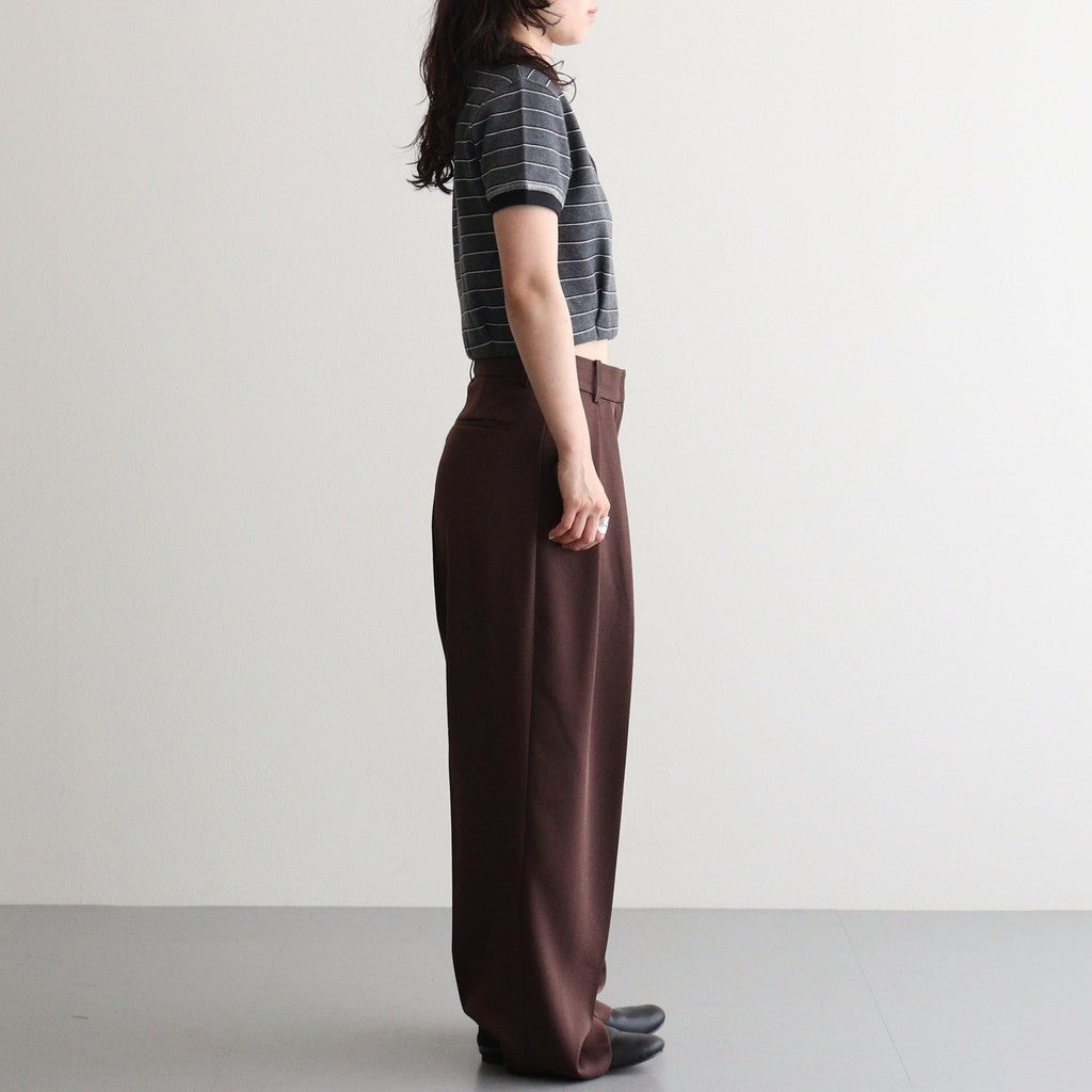 Border Polo Tops #C/GRY [12610606]