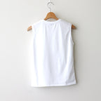 SUVIN 60/2 TANK TOP #WHITE [KKAGGM0014]