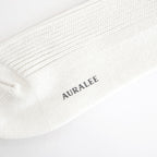 COTTON LOW GAUGE SOCKS #WHITE [A26SS03SX-M]