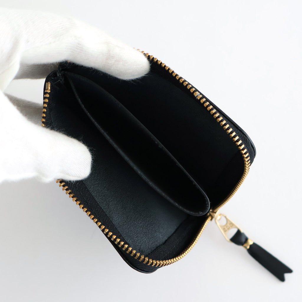 L字型ZIP財布 - CLASSIC LEATHER LINE #BLACK [8Z-D003-051]