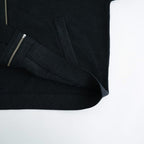 Co/Wo Moss Stitch Zip Blouson #BLACK [2603-003]