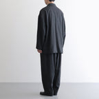 縮絨ウール2WAYカラーJK #CHARCOAL GRAY [D225-J332]