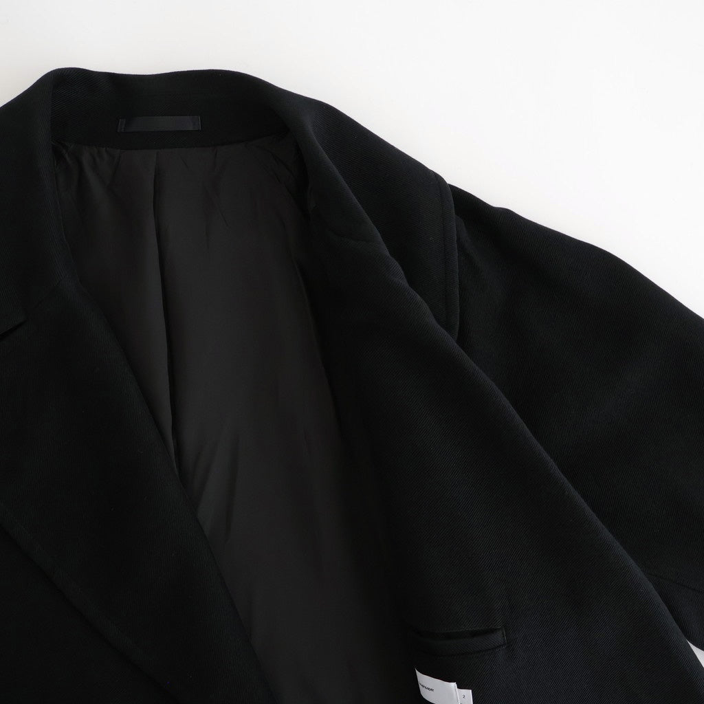 Supima Moleskin Coat #BLACK [GM253-10274B]