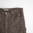 HOMESPUN TWEED PAINTER PANTS #MIX BROWN [A26AP03HT]