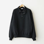 Half-Snap Sweatshirt #Black [OFH011PO61]