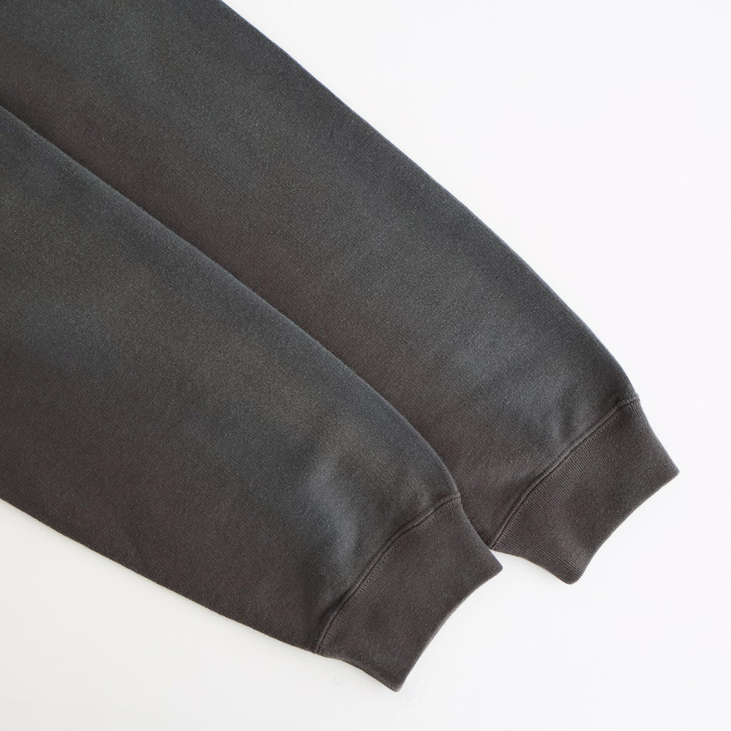 PRODUCT DYED PIMA LIGHT SWEAT ZIP PARKA #INK BLACK [A25AP01MS]