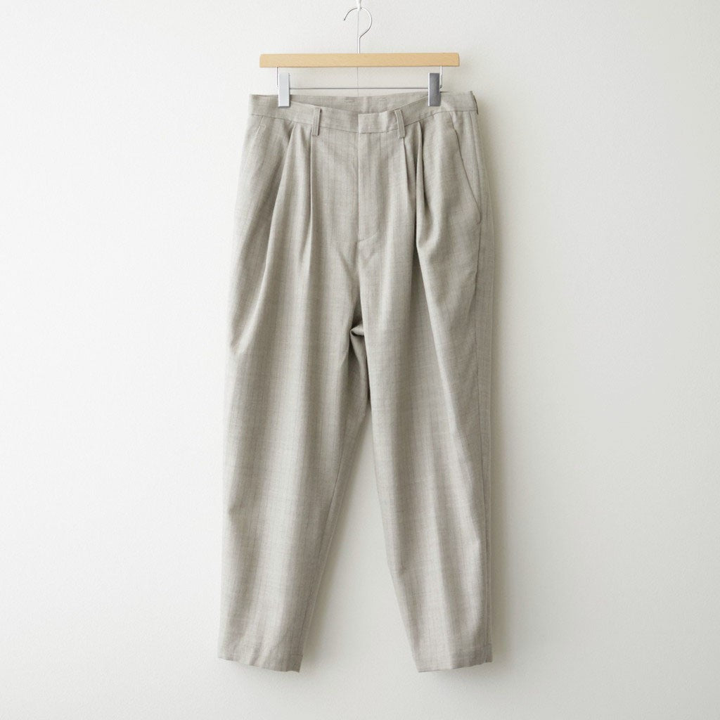 よそいきオーバータックPT #BEIGE STRIPE [D226-P106]