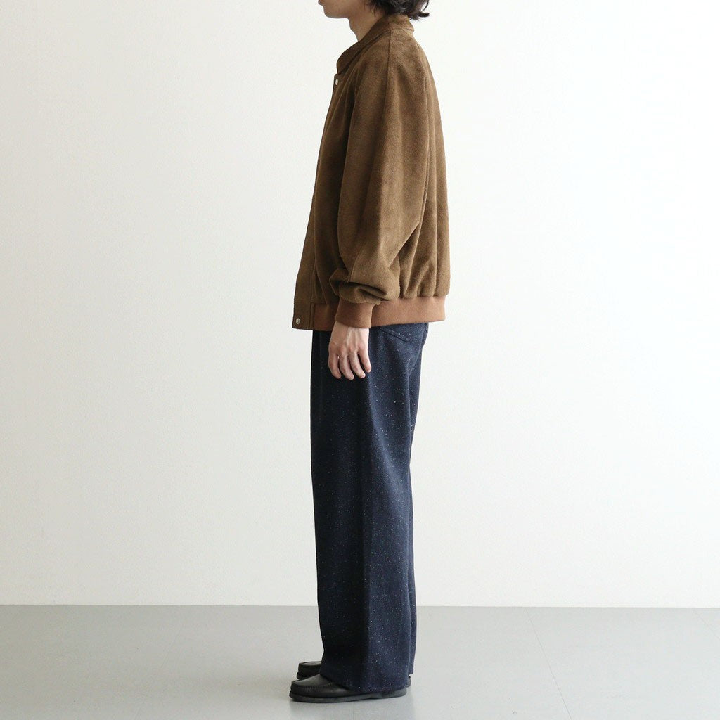 Hairy Suede Raglan Blouson #BROWN [GU263-30324]