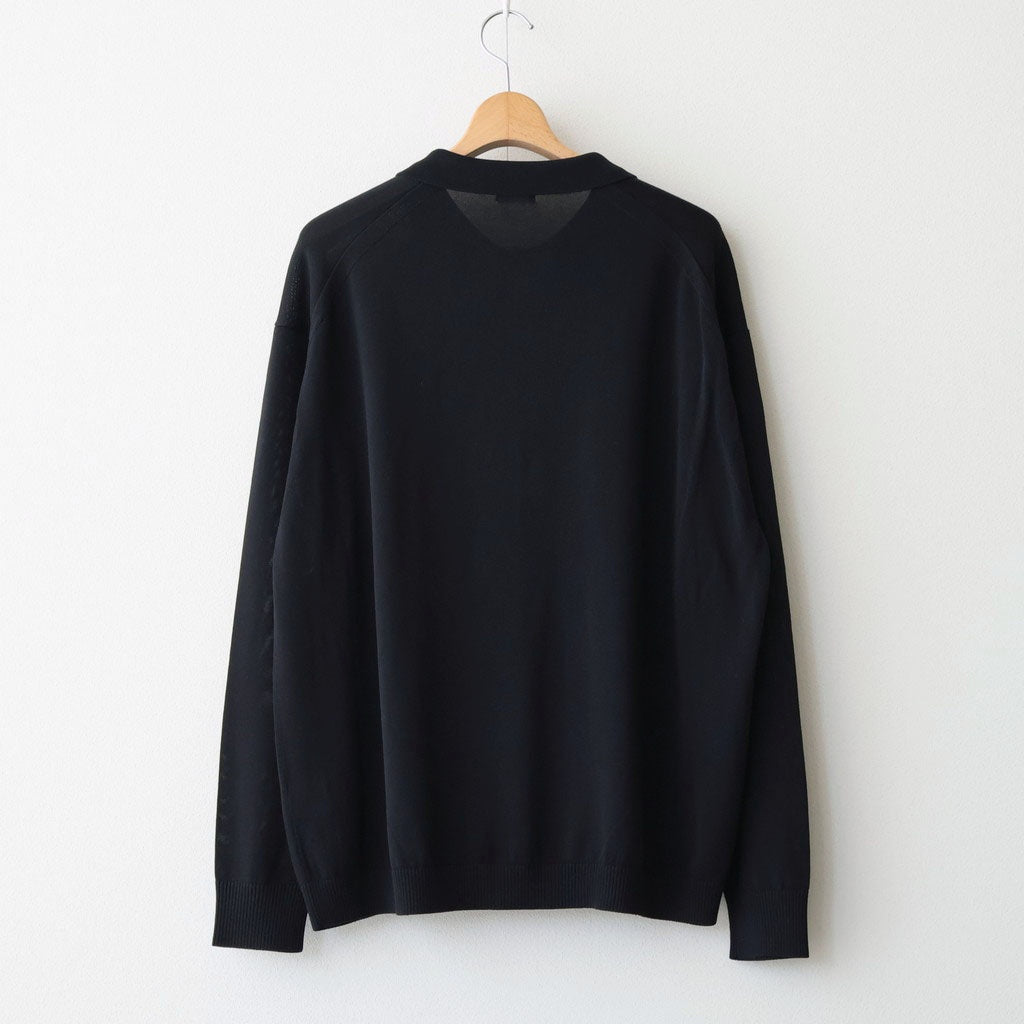 L/S Polo #BLACK [2601-013]