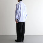 Seersucker Pullover Shirt #BLUE [GU251-50063]