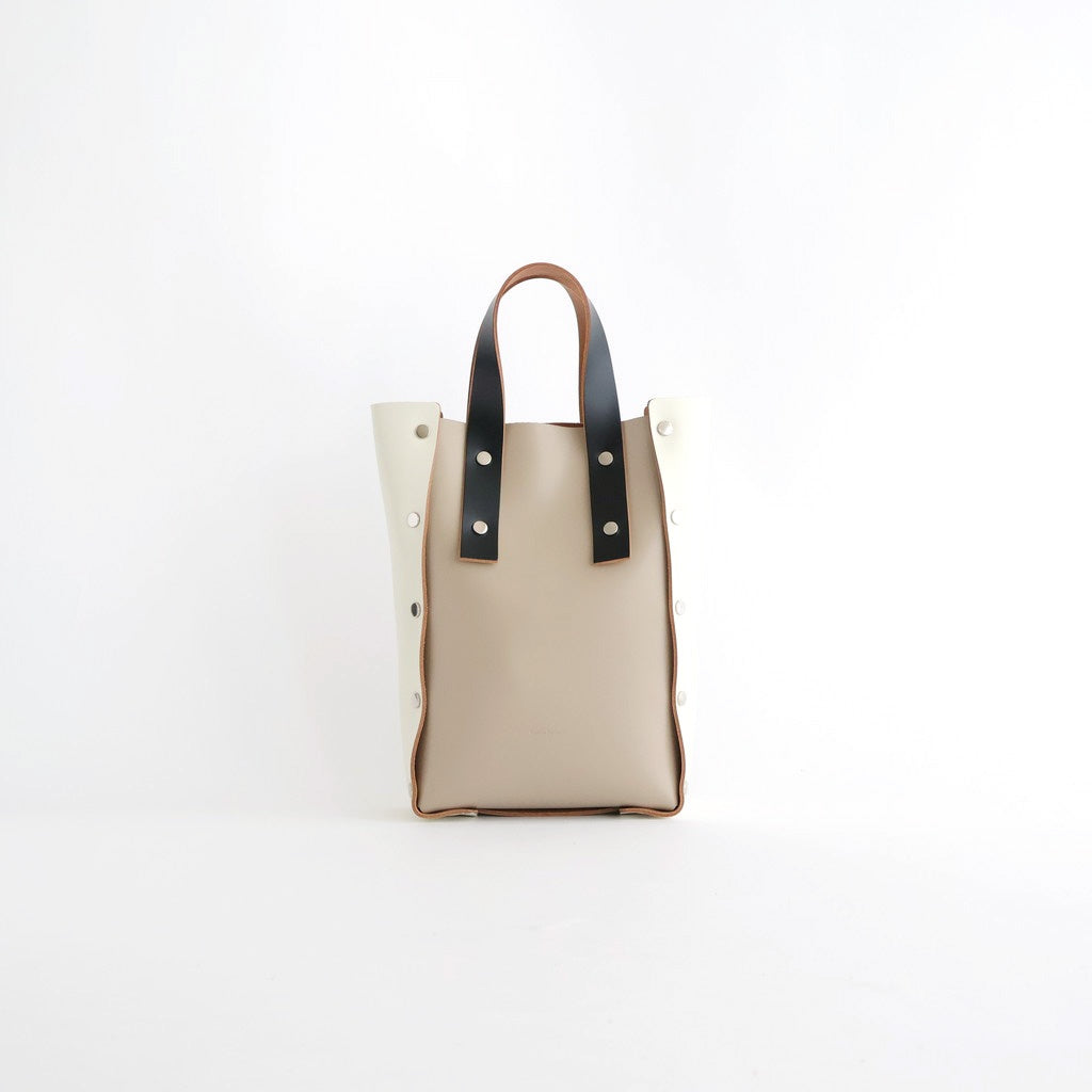 your choice // assemble hand bag tall S #black × beige [yc-rb-ats]
