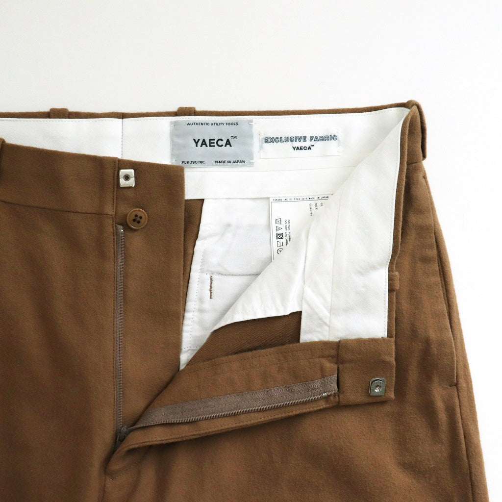 CHINO CLOTH PANTS STRAIGHT #l.brown 起毛 [14659]
