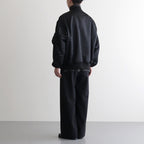 綿ナイロンダブルツイルブルゾン #BLACK [HP-J003-051]