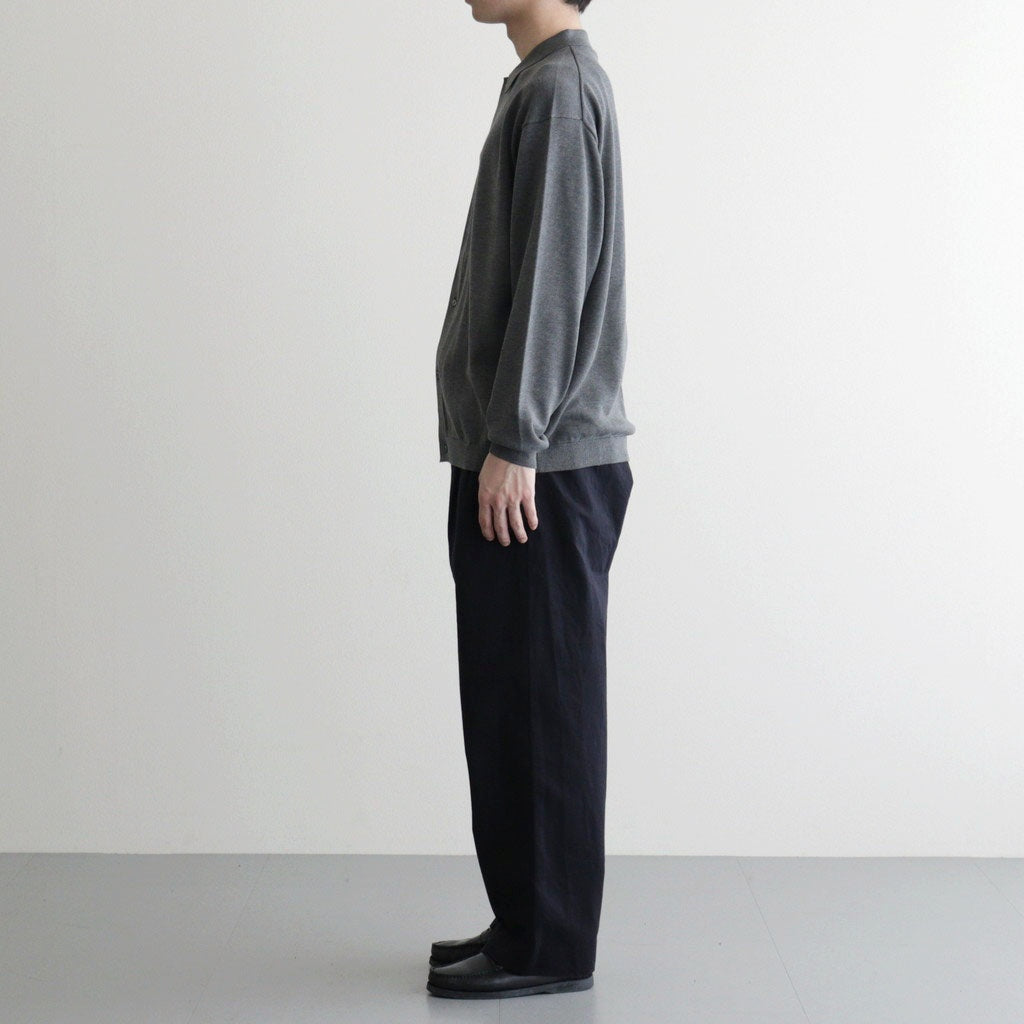 Suvin High Gauge Knit Oversized L/S Shirts #TOP GRAY [GU261-80263C]