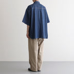 LIGHT DENIM S/S SHIRT #DARK FADE [FSC252-50046]