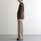 Chino Trousers - Wide Straight #KHAKI [11052601]