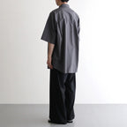 Broad S/S Oversized Regular Collar Shirt #C.GRAY [GM261-50003B]