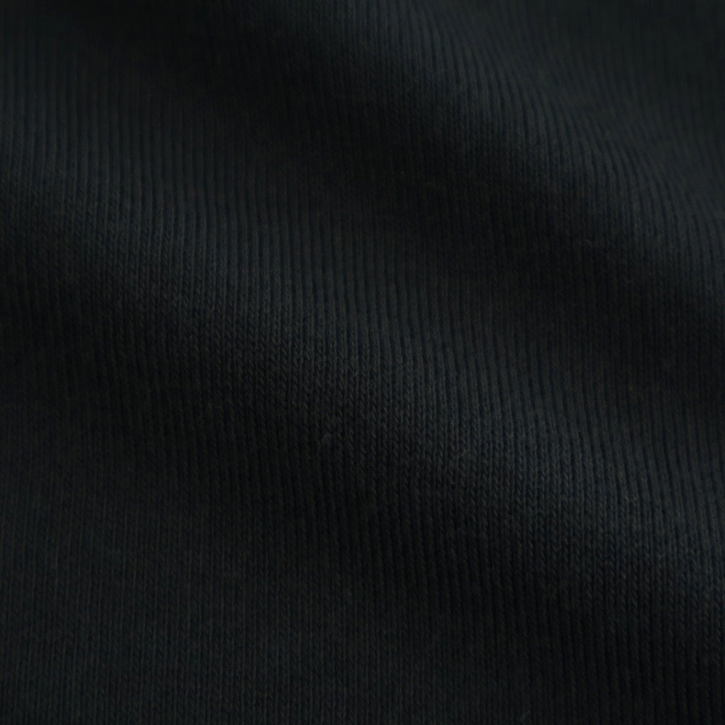 SUPER HIGH GAUGE SWEAT ZIP BLOUSON #INK BLACK [A25AB01CU]