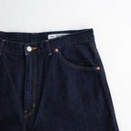 HEMP DENIM PANTS - WIDE TAPERED #indigo [34-10.5H]