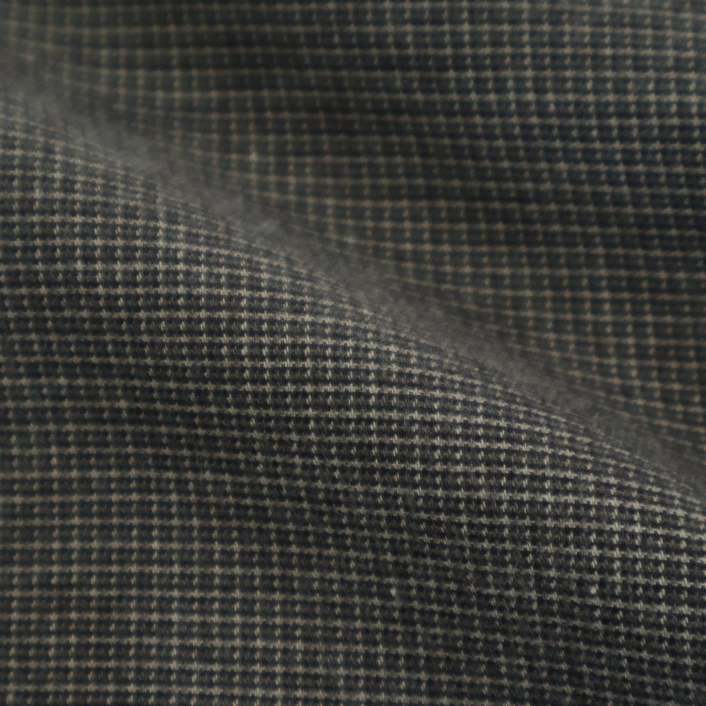 綿チェックジップシャツジャケット #GRAY [HP-B023-051]