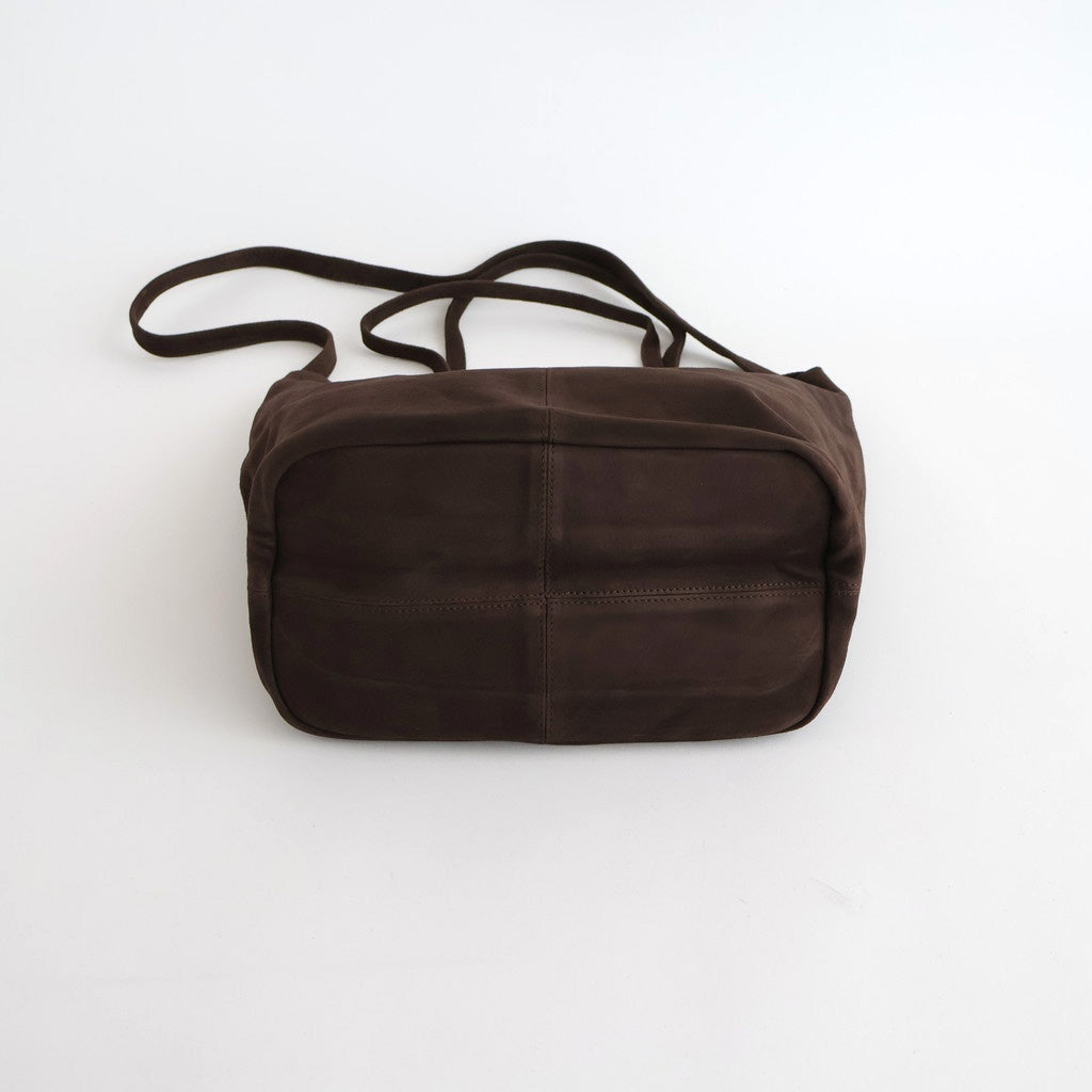 3WAY MIDIUM TOTE（OIL SUEDE） #DARK CHOCO [MS-1]