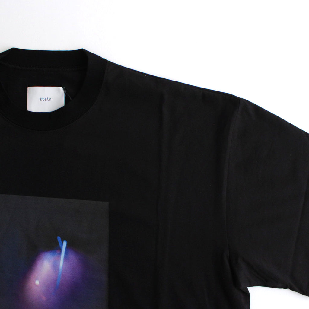 PRINT TEE (MERCERISED COTTON) - MULTIPLICATION - #BLACK [ST.877]