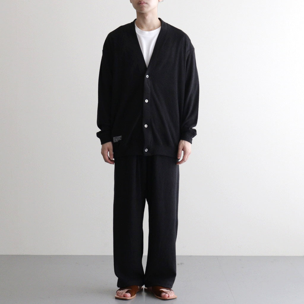 UTILITY PILE CARDIGAN SET-UP #BLACK [FSR253-60211] – ciacura