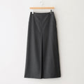 WOOL KID MOHAIR HOP SACK SLIT SKIRT #TOP CHARCOAL [A25SS06MH]