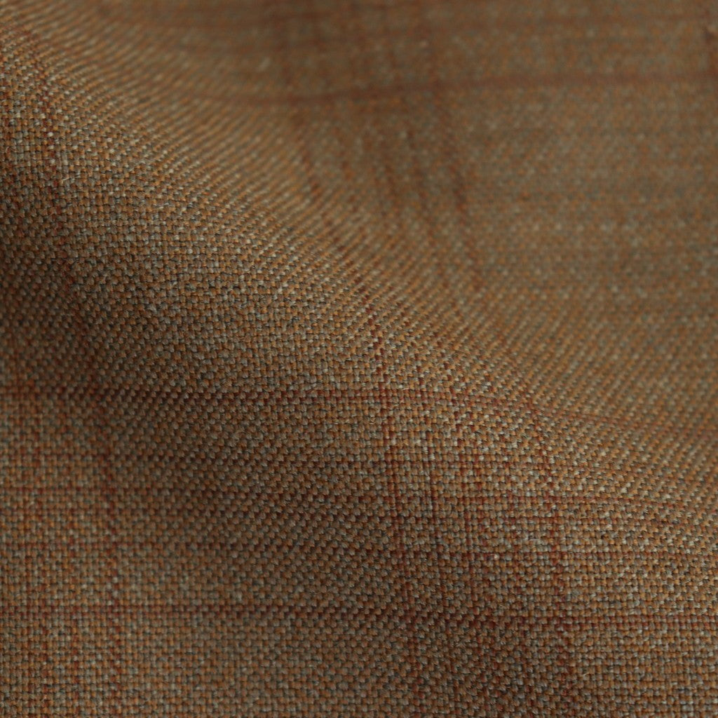 BLUEFACED WOOL TWO-TUCK SLACKS #BROWN CHECK [A25SP02BA]