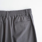 Wool Washer Tropical 2Pleated Easy Shorts #GRAY [YK26SS01174P]