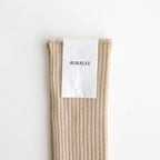 GIZA HIGH GAUGE SOCKS #BEIGE [A00S02SX-M]