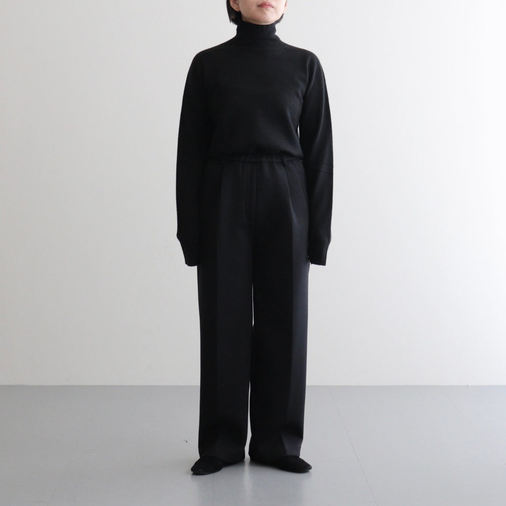 Wool Cashmere Turtle Knit #BLK [12520537]