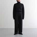 Wool Cashmere Turtle Knit #BLK [12520537]