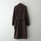 SUPER FINE WOOL MOSSER SOUTIEN COLLAR COAT #TOP BROWN [A25AC01WM]
