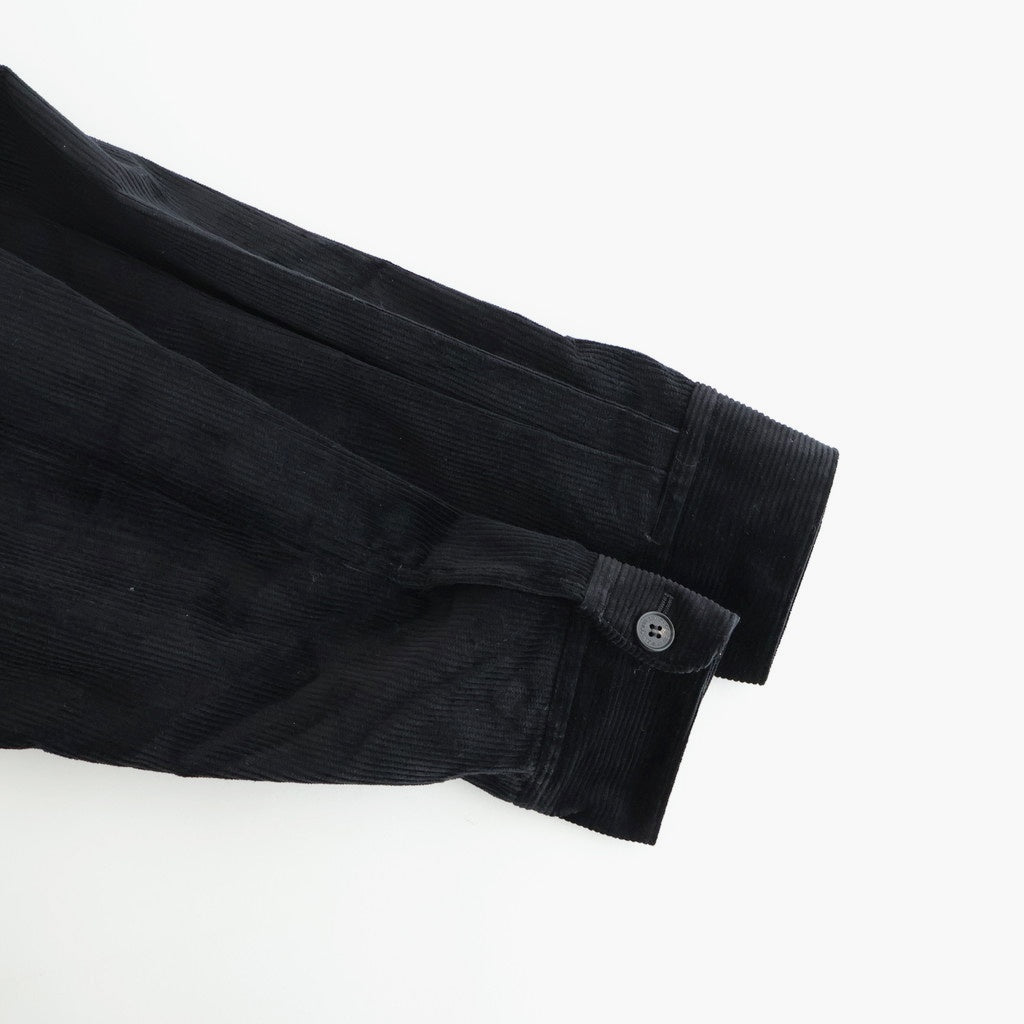 綿コーデュロイジャケット #BLACK [HP-B029-051]