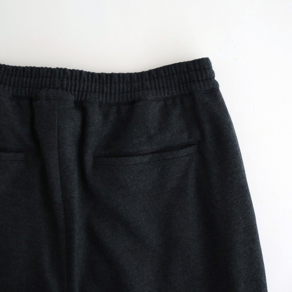 Wool Smooth Flannel Easy Wide Pants #GRAY [GU253-40223B]