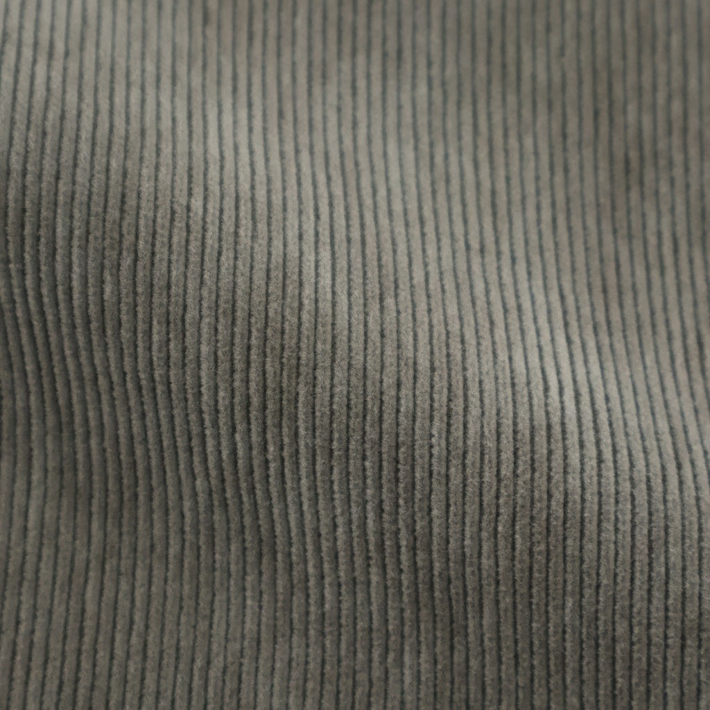 PIGMENT DYED FINX CORDUROY WIDE 5P PANTS #OLIVE BROWN [A25AP02FC]
