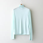 MODAL SILK JERSEY TURTLENECK PULLOVER #MINT [KKAGLW0012]