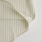 SUPER FINE WOOL STRIPE SHIRT #IVORY STRIPE [A25SS01WW]