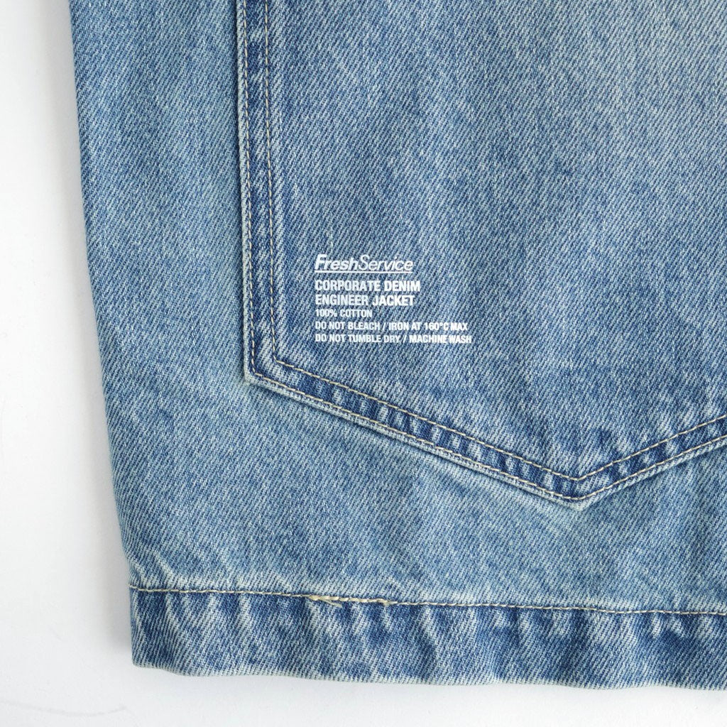 CORPORATE DENIM ENGINEER JACKET #LIGHT WASH [FSC263-30152FB]