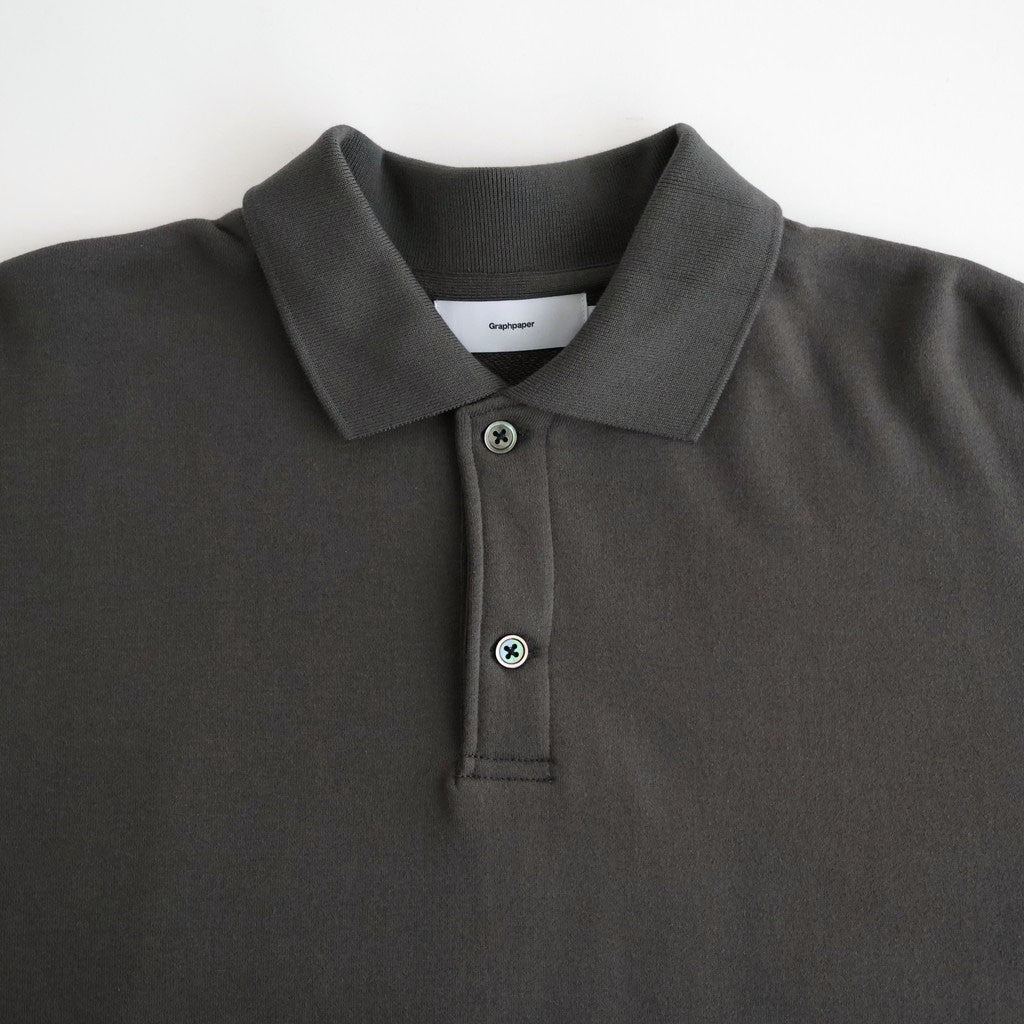 AZUMA Terry Pullover Polo Sweat #GRAY [GU263-70251B]