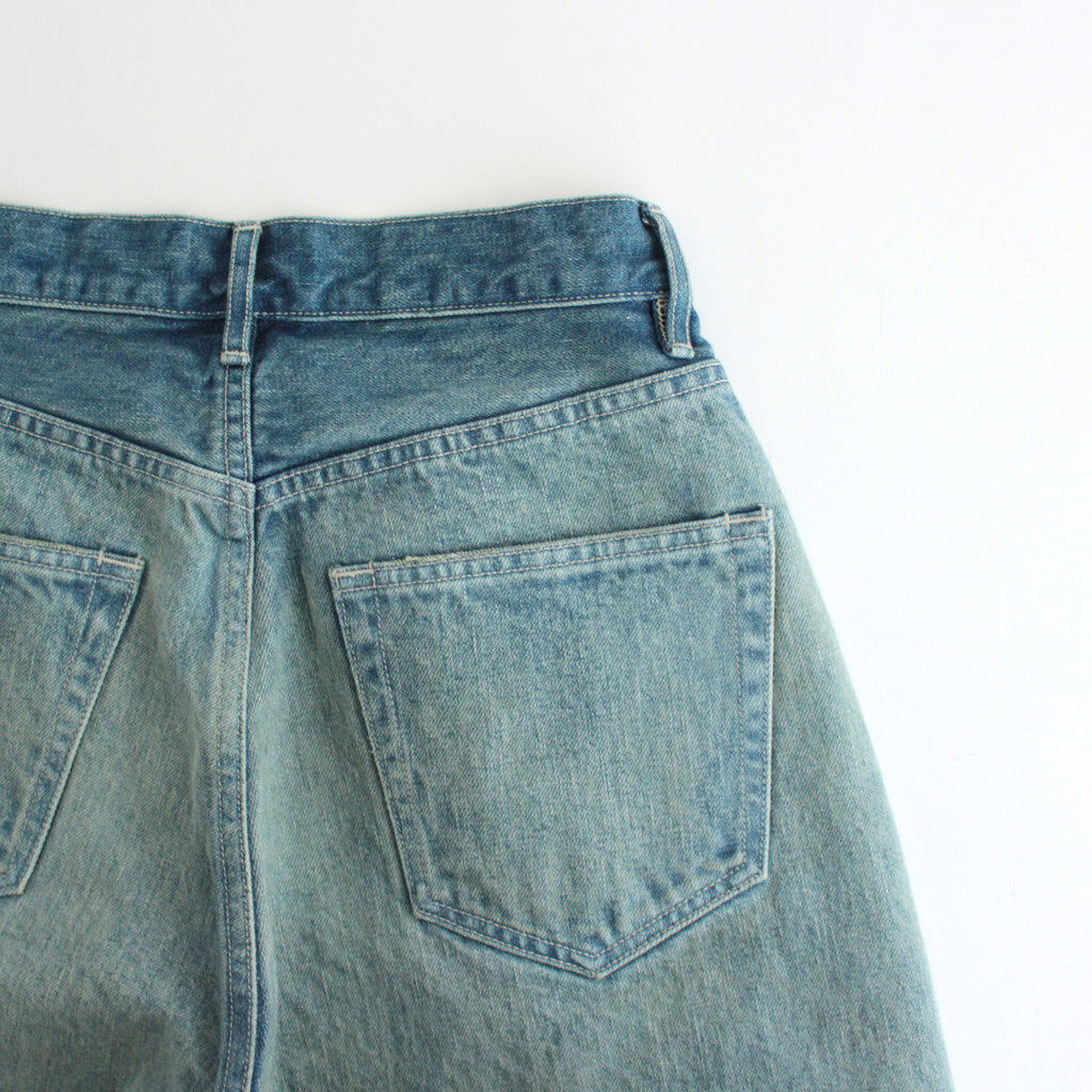 SELVEDGE FADED HEAVY DENIM PANTS #FADED INDIGO [A24AP03DH]