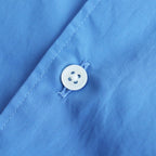 Broad L/S Oversized Regular Collar Shirt #BLUE [GM253-50001B]